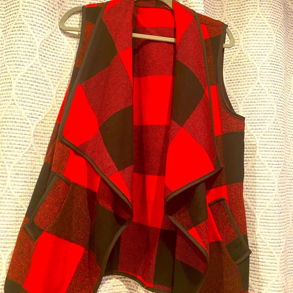 Macy Buffalo Plaid Swing Lumberjack vest |New
